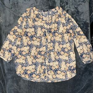 NYDJ 3/4 Sleeve Blouse